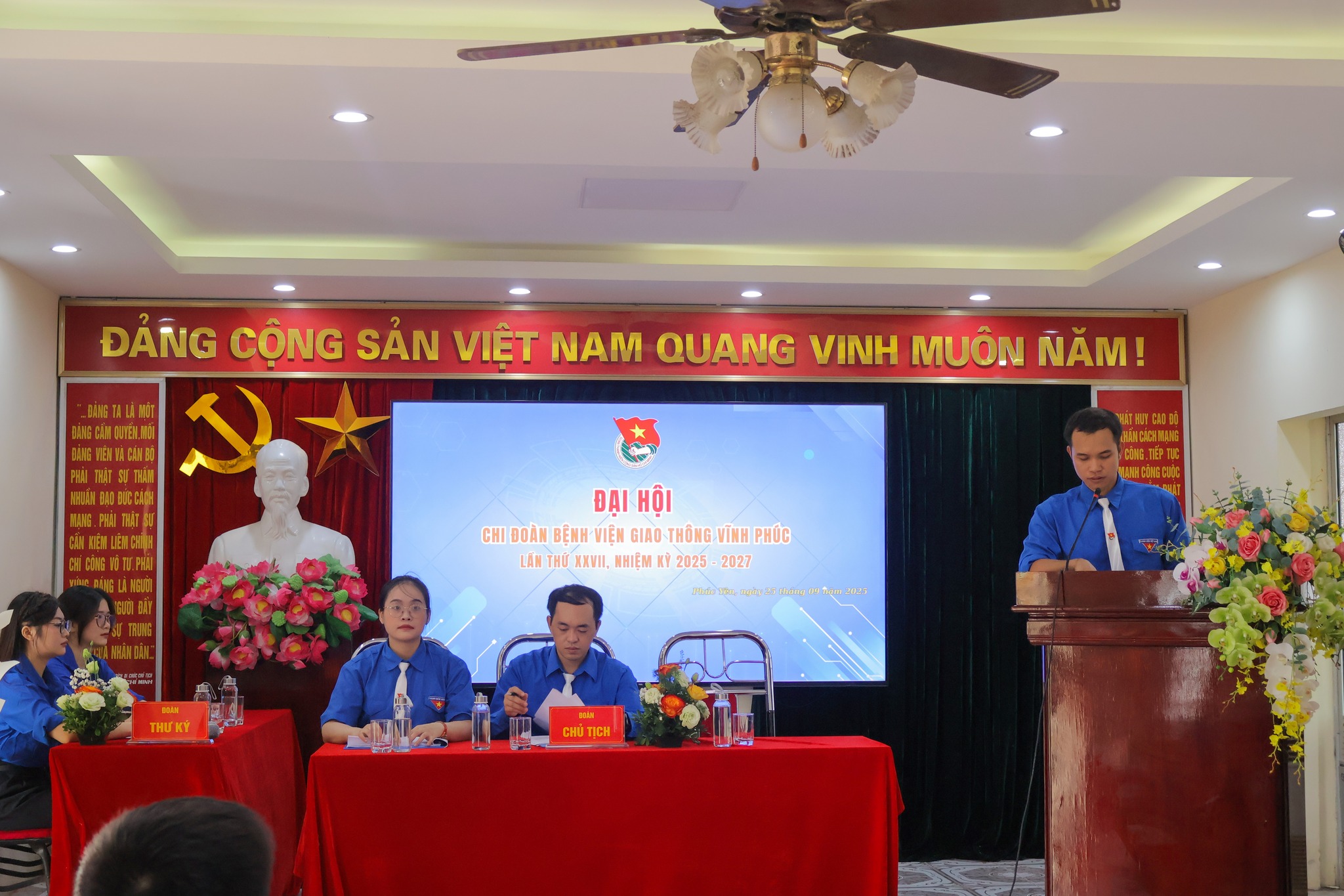 ĐẠI HỘI ĐOÀN TNCS HỒ CHÍ MINH BỆNH VIỆN GIAO THÔNG VĨNH PHÚC LẦN THỨ XXVII, NHIỆM KỲ 2025 – 2027