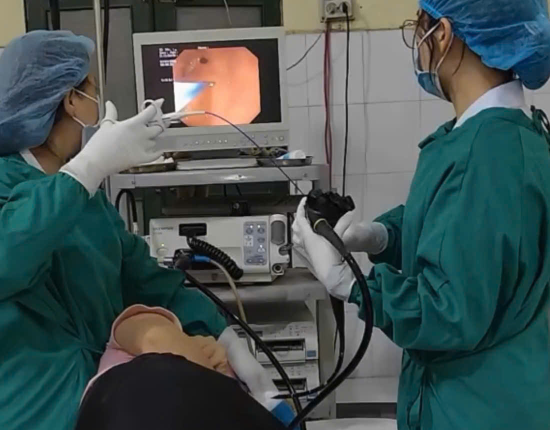 NỘI SOI TIÊU HOÁ TẠI KHOA KHÁM BỆNH - BỆNH VIỆN GIAO THÔNG VĨNH PHÚC